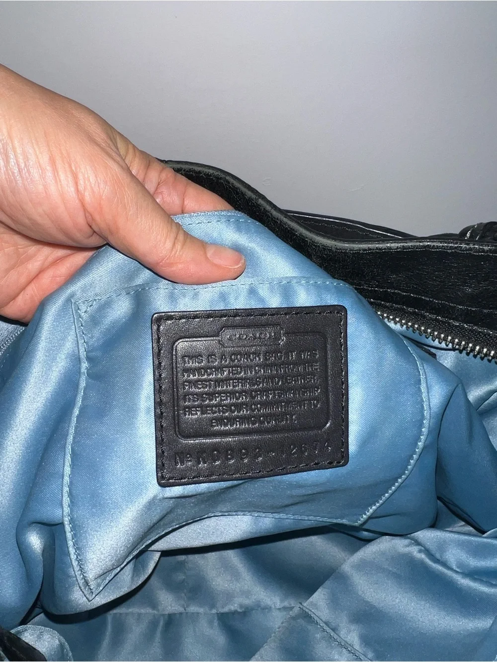 Coach Signature C Hobo Shoulder Bag | Black/Gray Jacquard | Late 2000s Y2K